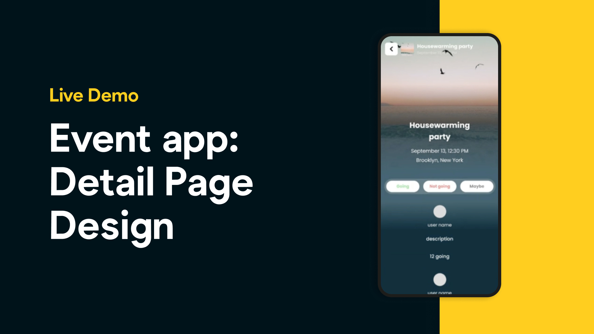 How to Build a Stunning Event Detail Page with Bravo Studio (Inspired by Apple’s Invites App)