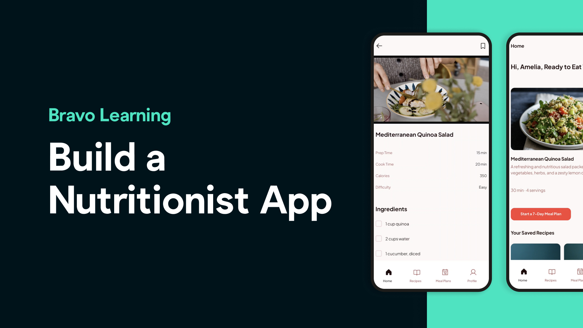 How We Built a Healthy Recipes & Nutritionist App Without Code