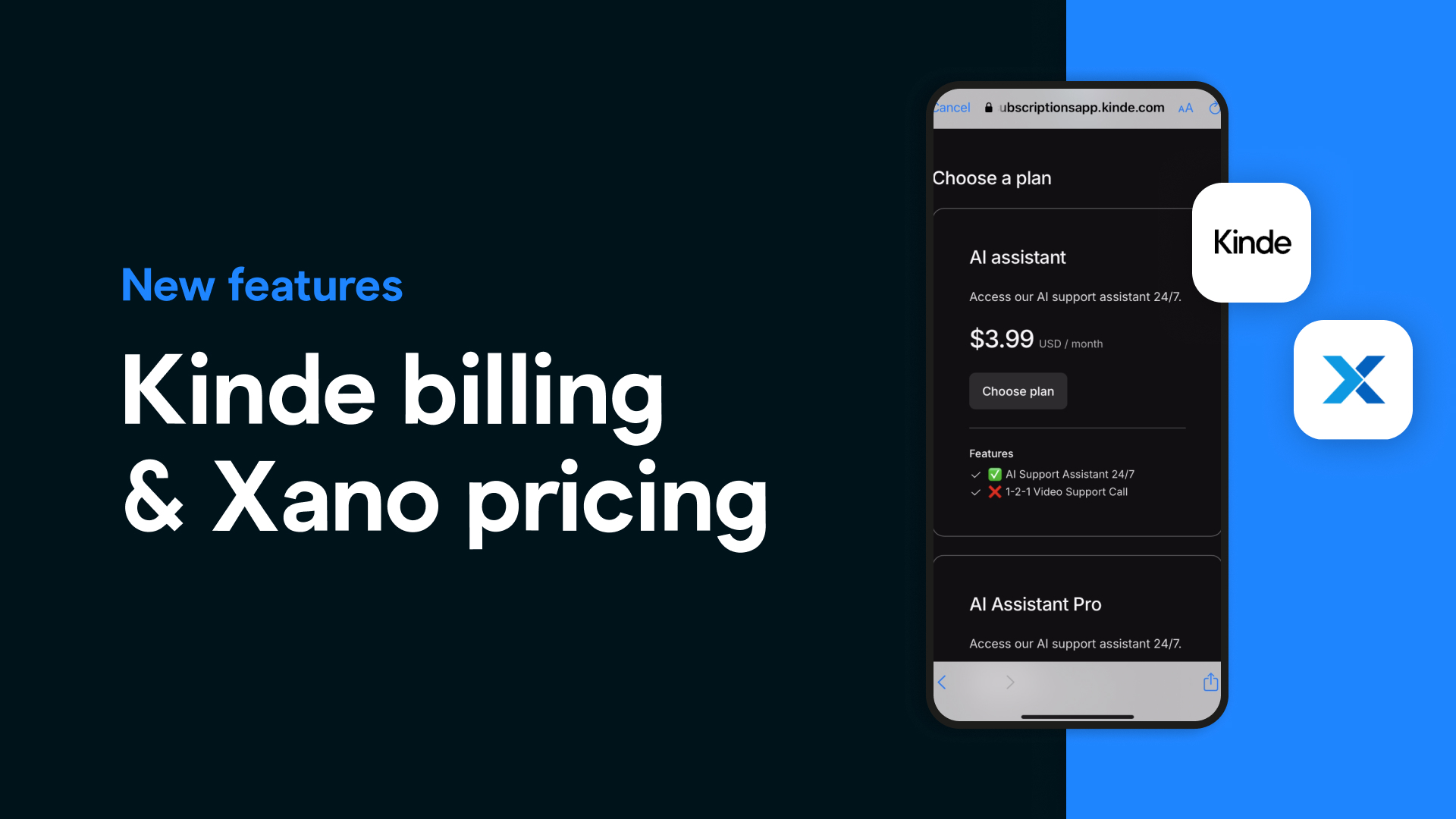 Kinde & Xano Just Leveled Up. Massive New Features & updates for Bravo App Builders