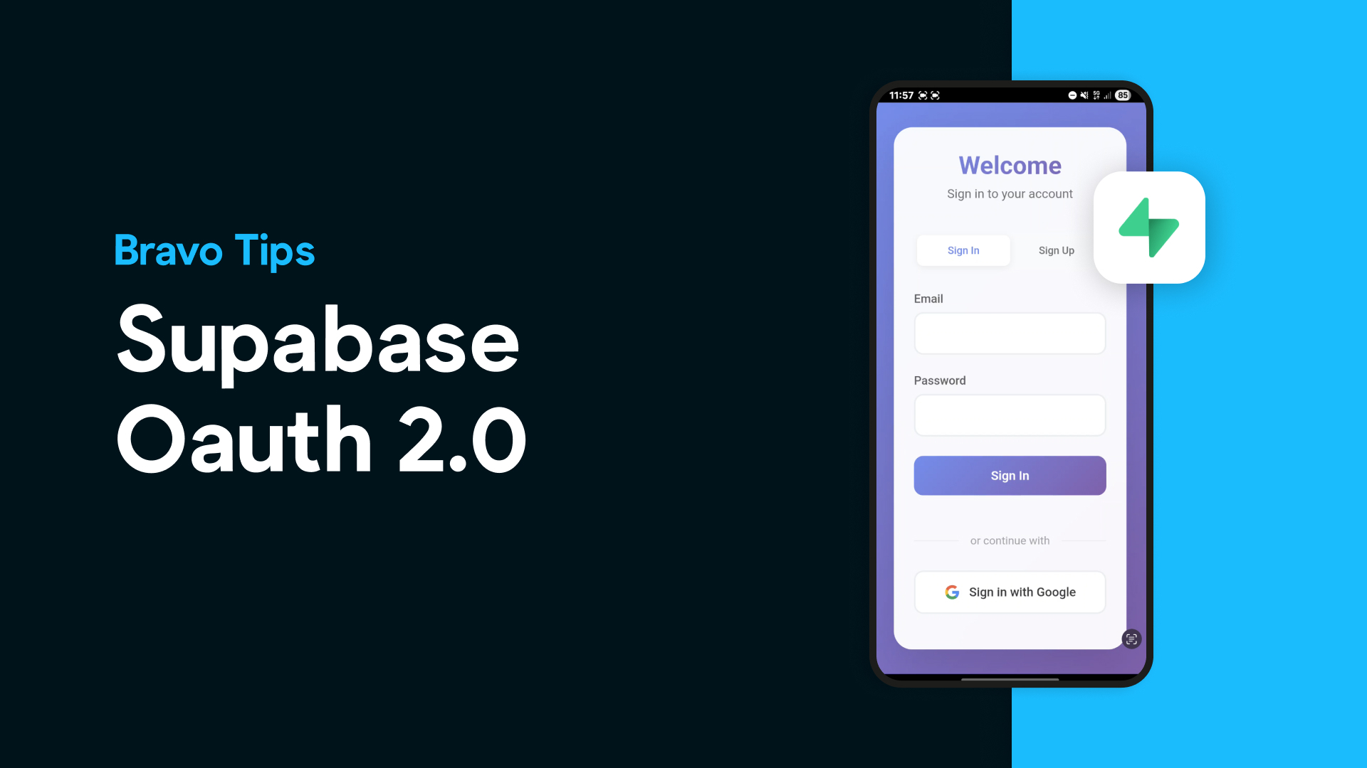 Supabase Authentication (OAuth2) For Your Bravo Studio Mobile App