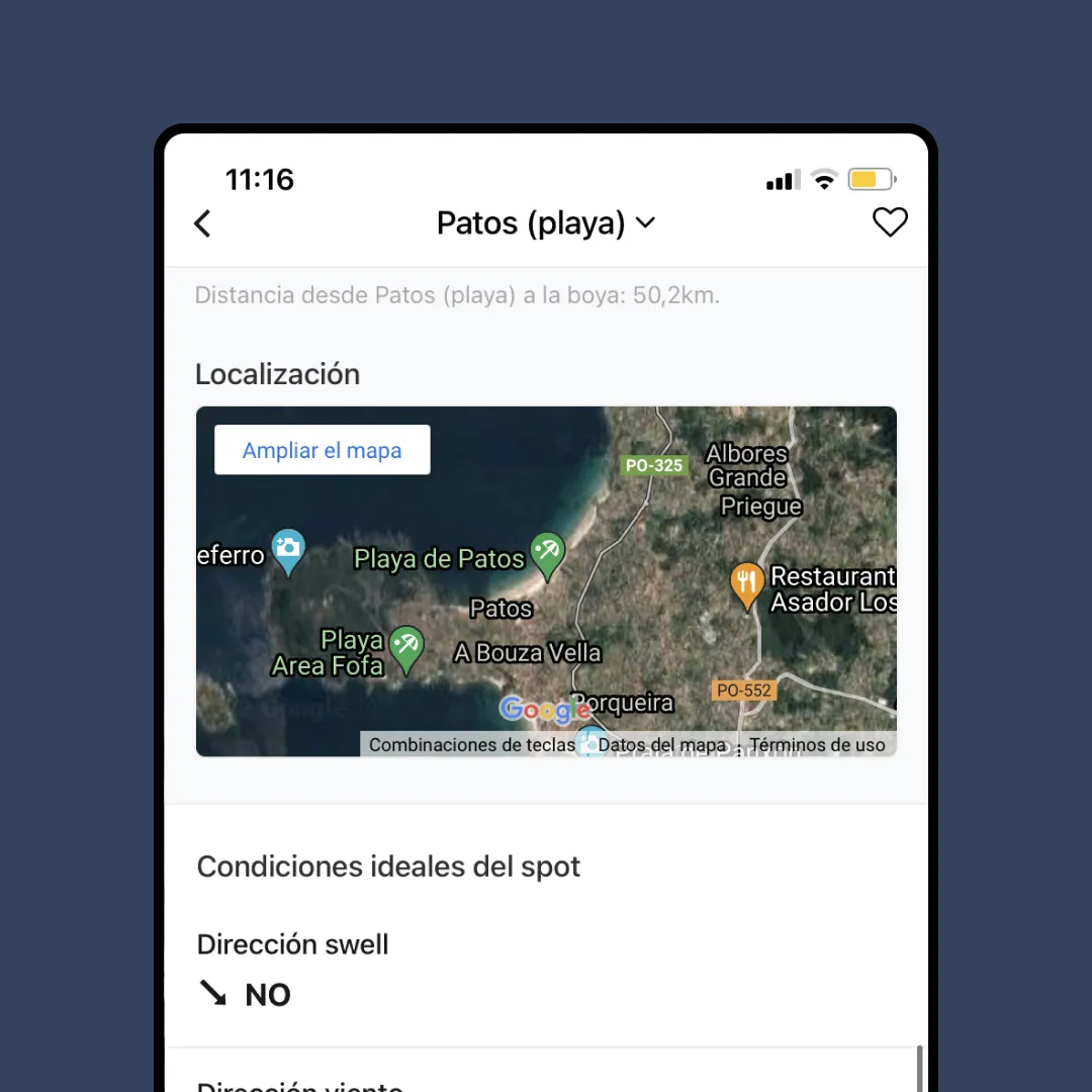 Lineup Surf Forecast screenshot 2
