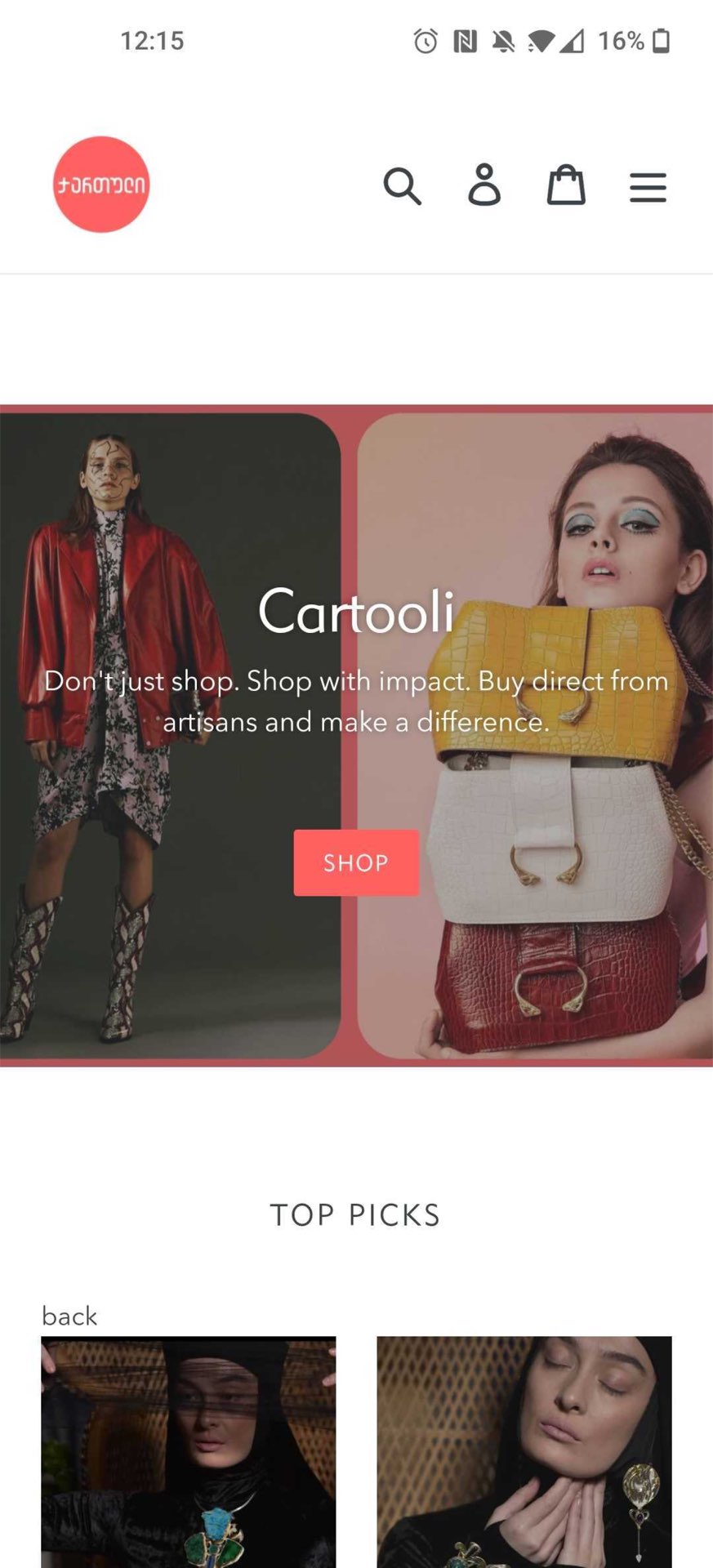 Shop Cartooli