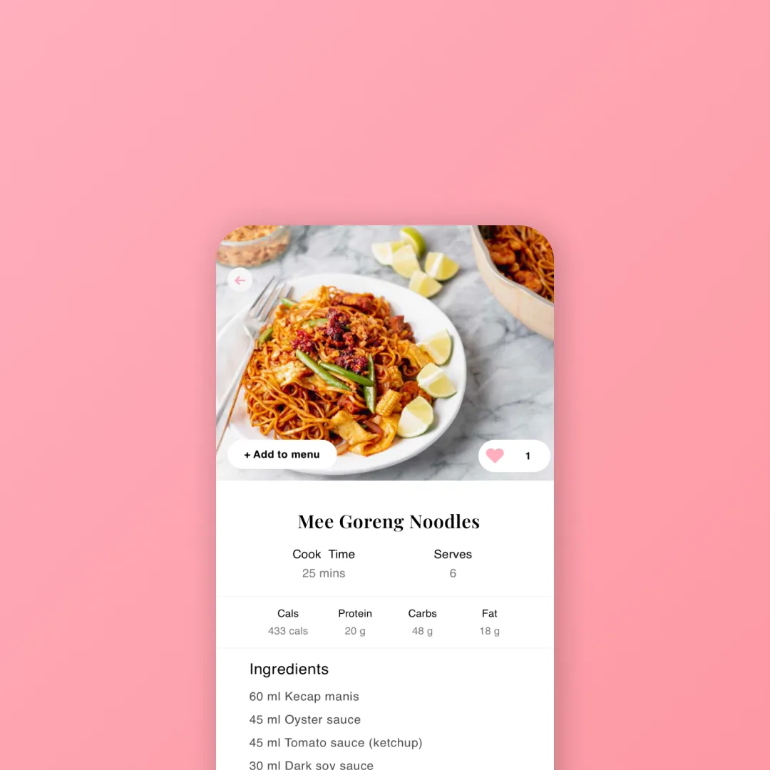 The Dinner App screenshot 1