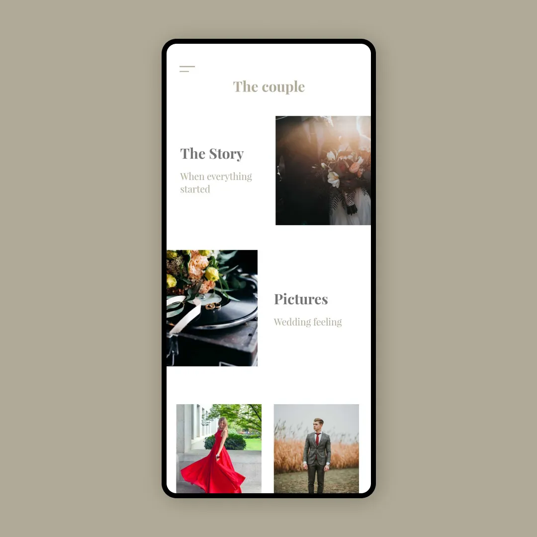 Wedding invitation App screenshot 2