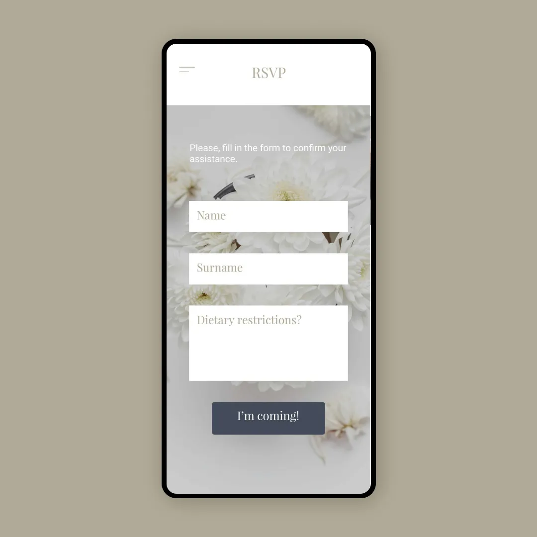 Wedding invitation App screenshot 4