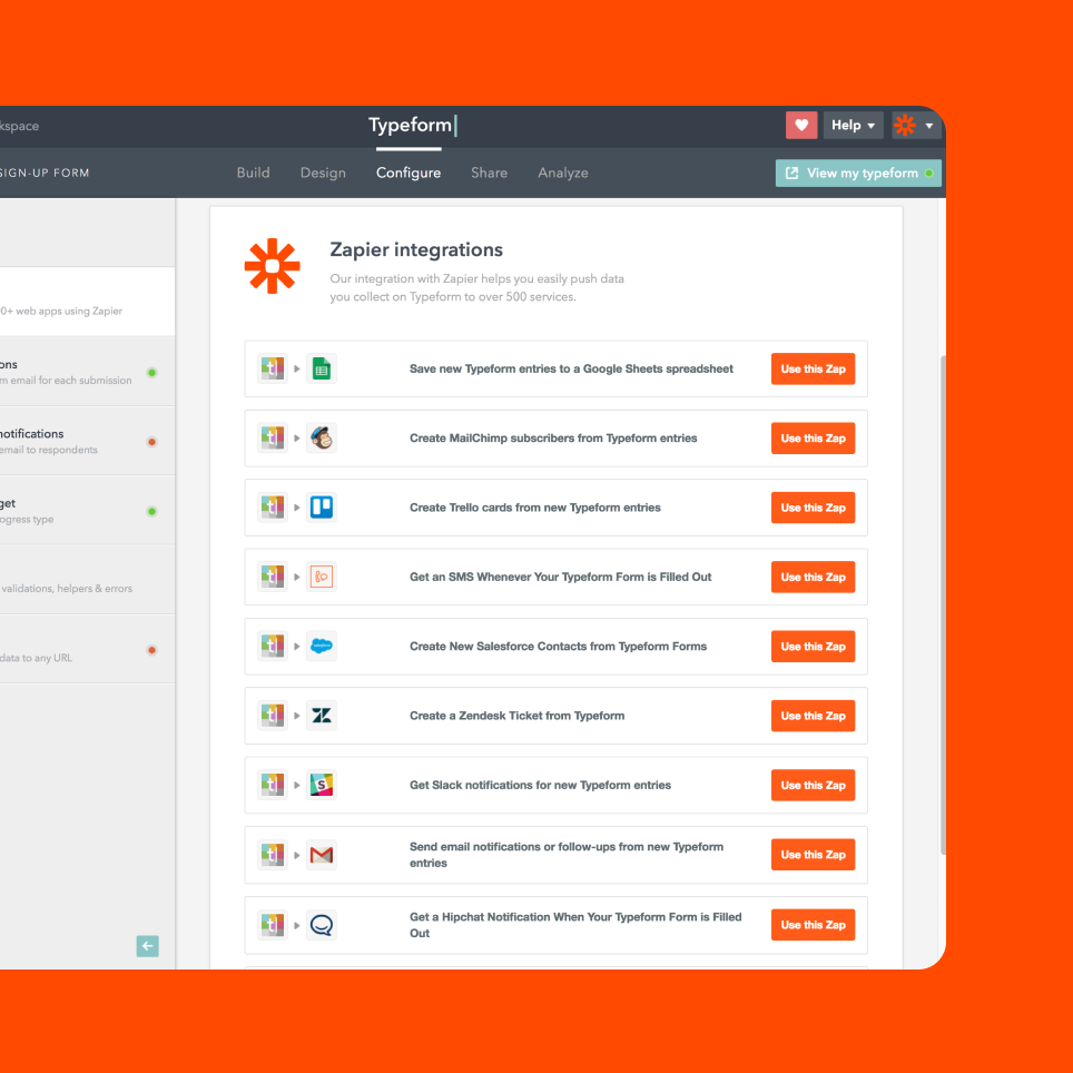 Zapier preview